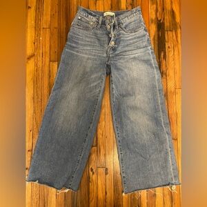 Madewell wide leg jean